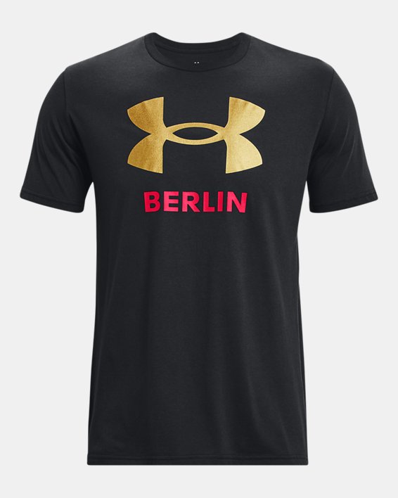 Camiseta UA Berlin City para hombre, Black, pdpMainDesktop image number 4